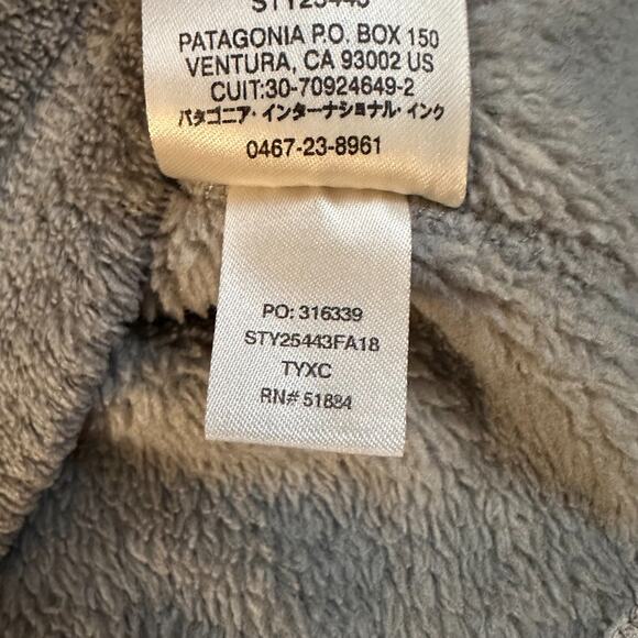 Patagonia Sweater Womens Small Gray Re-Tool Snap T Fleece Pullover Gorpcore Hike - Picture 6 of 11